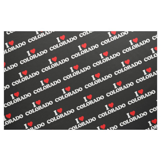 I LIEBE COLORADO STOFF (Fat Quarter (45,7 x 55,9 cm))