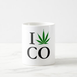 I Liebe-Colorado-Topf-Blatt-Kaffee-Tasse Kaffeetasse