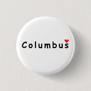 I Liebe Columbus Button