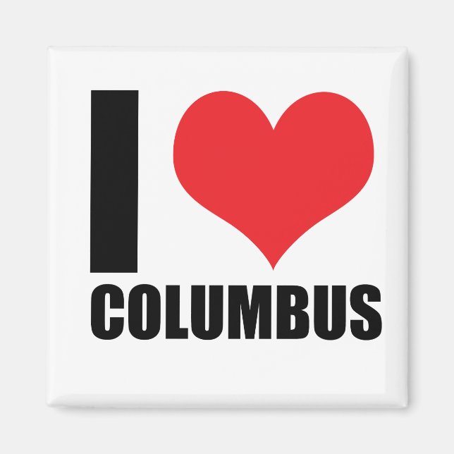 I Liebe Columbus Magnet (Vorne)