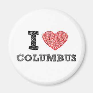 I Liebe Columbus Magnet