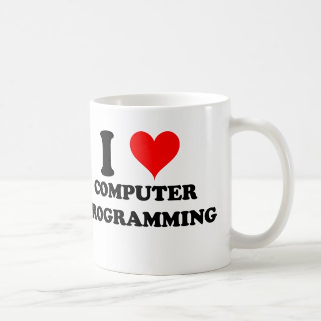 I Liebe-Computer-Programmierung Kaffeetasse (Rechts)