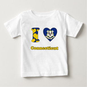 I Liebe Connecticut Baby T-shirt
