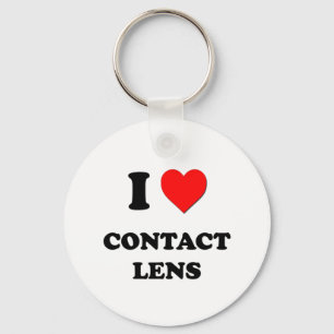 I Liebe Contact Lens Schlüsselanhänger