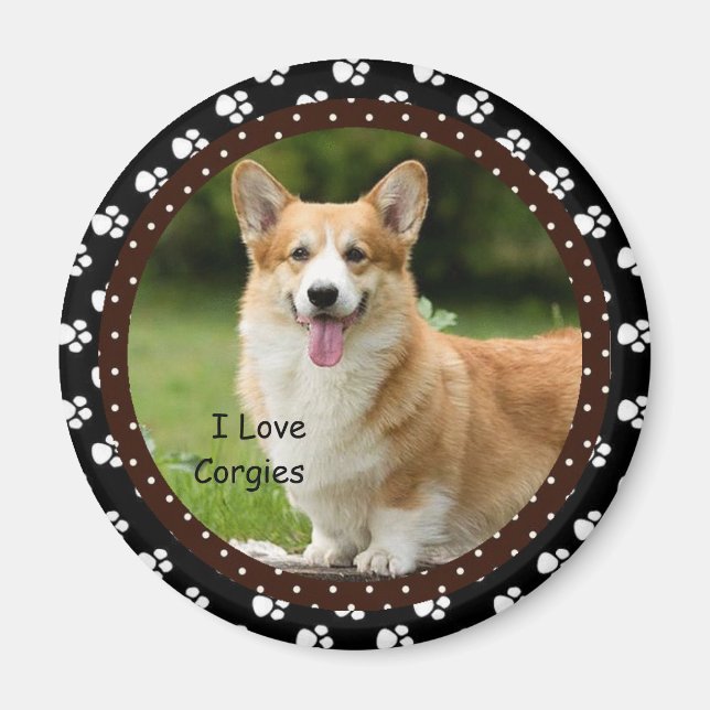 I Liebe Corgies Magnet (Vorne)