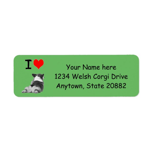 I Liebe Corgis (Vorne)