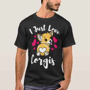 I Liebe Corgis Funny Pem Welsh Corgi 986 T-Shirt