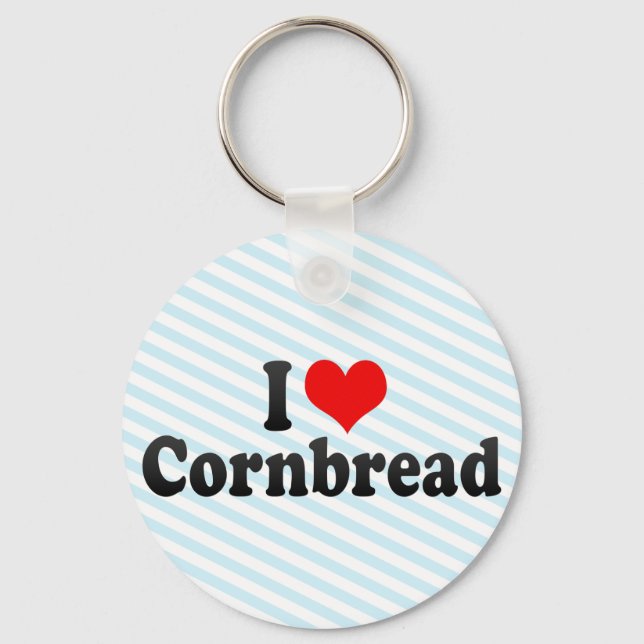 I Liebe Cornbread Schlüsselanhänger (Vorderseite)