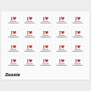 I ❤️ Liebe Corporate Communications STICKER