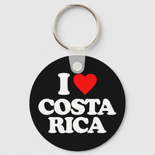 I LIEBE COSTA RICA SCHLÜSSELANHÄNGER