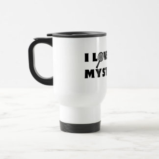 I Liebe Cosy Mysteries Trampen Weiß & Schwarz Reisebecher