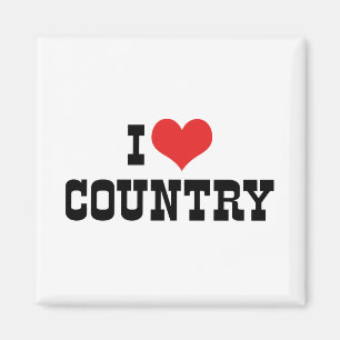 I Liebe Country Music Magnet