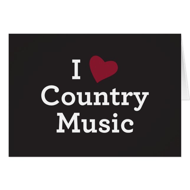 I Liebe-Countrymusik (Vorderseite (Horizontal))