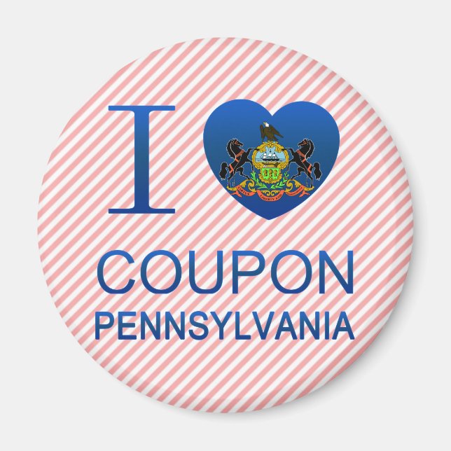 I Liebe Coupon, PA Magnet (Vorne)