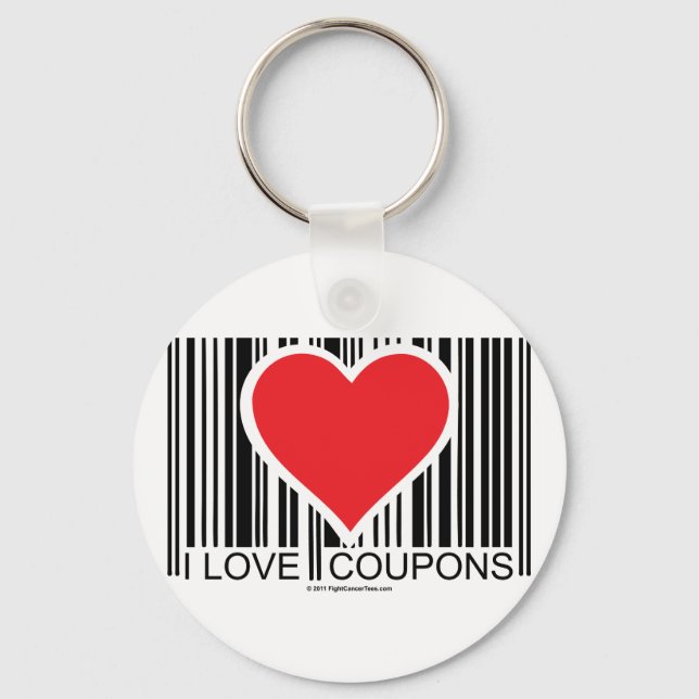 I Liebe Coupons Schlüsselanhänger (Vorderseite)