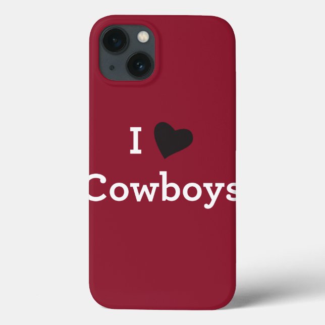 I Liebe Cowboys Case-Mate iPhone Hülle (Rückseite)