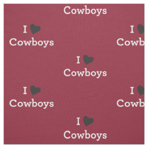 I Liebe-Cowboys Stoff