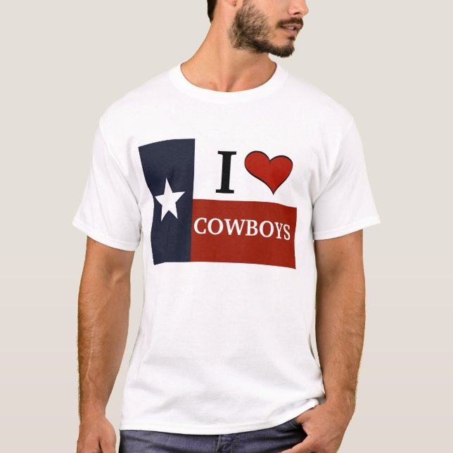 I Liebe-Cowboys T-Shirt (Vorderseite)