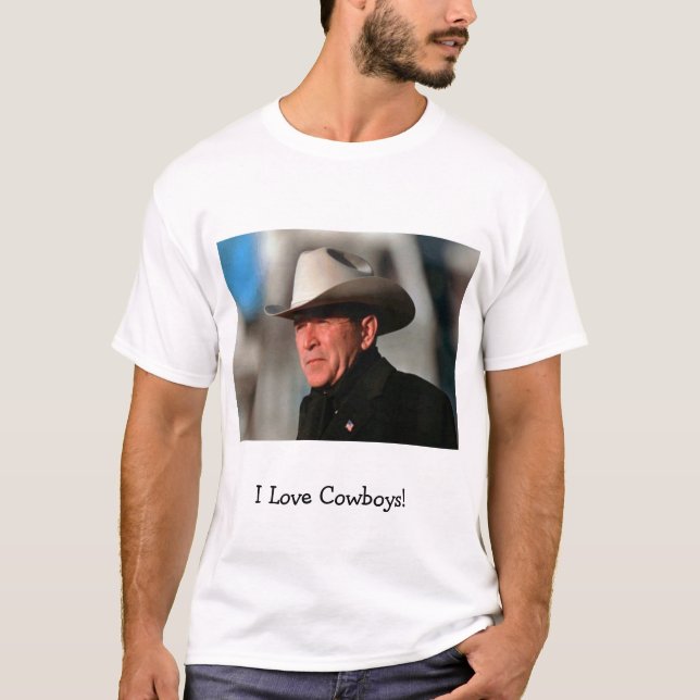 I Liebe-Cowboys T-Shirt (Vorderseite)