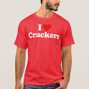 I Liebe Crackers Herz Funny T-Shirt