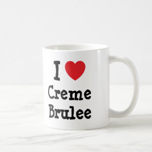 I Liebe Creme Brulee T - Shirt Kaffeetasse