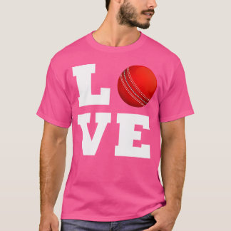 I Liebe Cricket Cricket Liebhaber T-Shirt