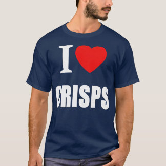 I Liebe Crisps Traditionell gepresste Krinkle Männ T-Shirt