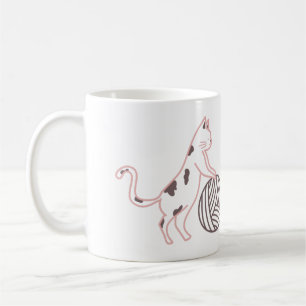 I Liebe Crochet - Katzen und Garne Kaffeetasse