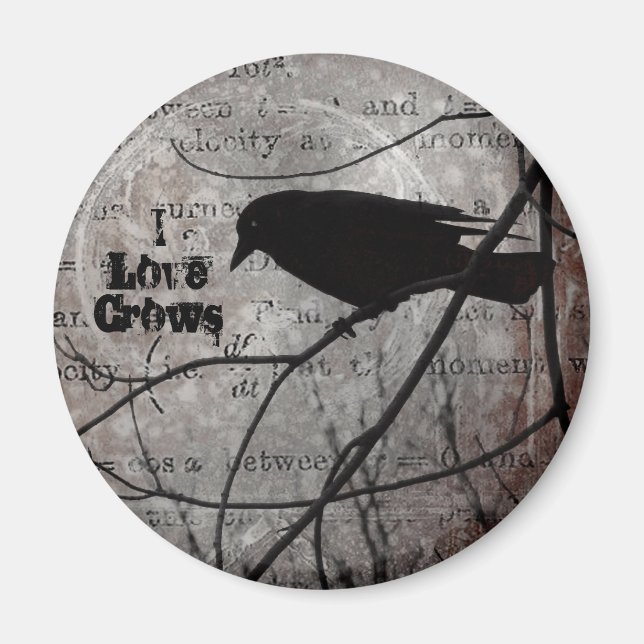 I Liebe Crows Magnet (Vorne)