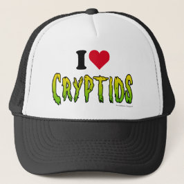 I Liebe Cryptids Truckerkappe