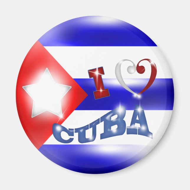 I Liebe Cuba Magnet (Vorne)