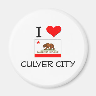I Liebe CULVER STADT Kalifornien Magnet