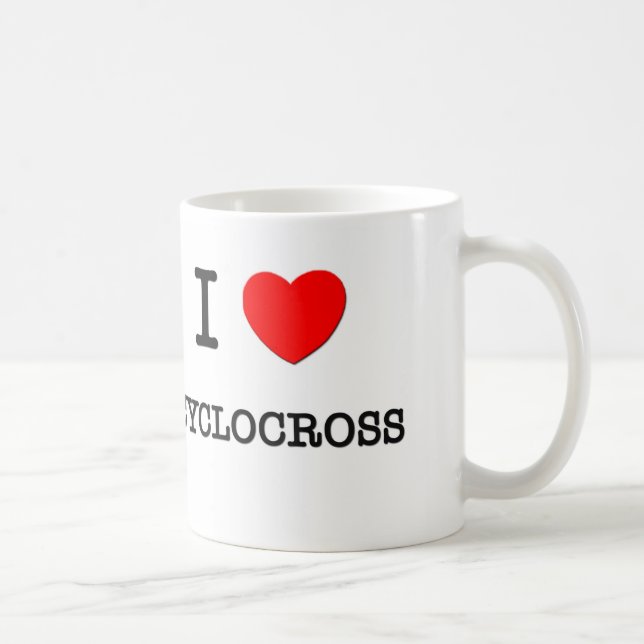 I Liebe Cyclocross Kaffeetasse (Rechts)