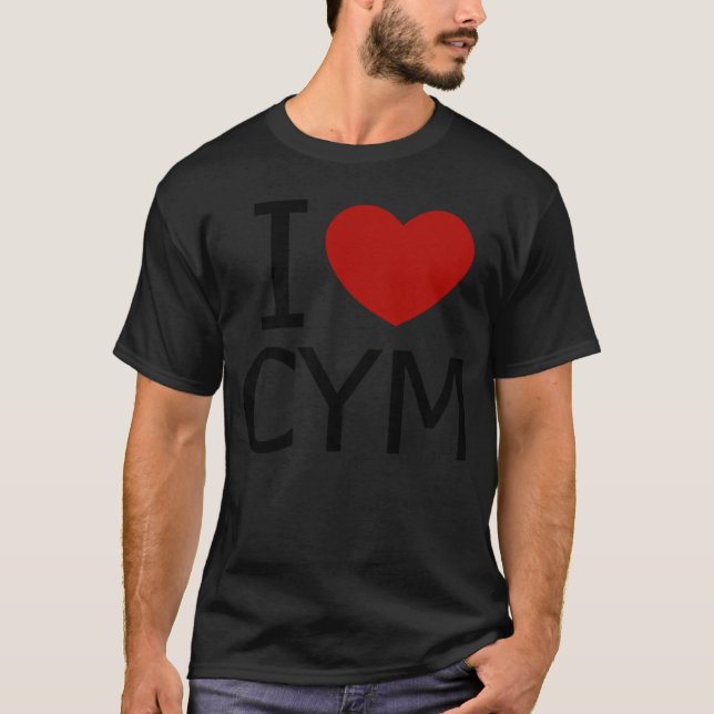 I Liebe CYM Cymru Wales Welsh Rugby Pride T-Shirt (Vorderseite)