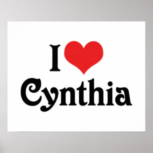 I Liebe Cynthia Poster