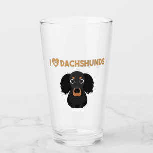 I LIEBE DACKELN GLAS