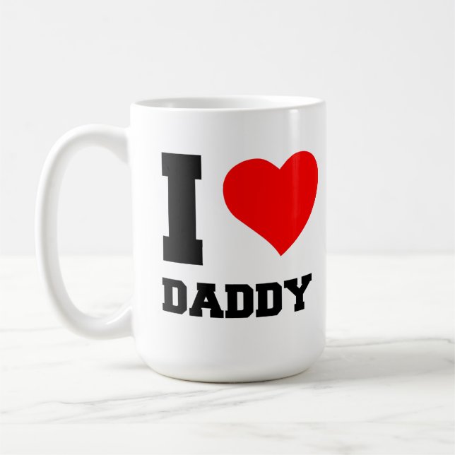 I LIEBE DADDY KAFFEETASSE (Links)