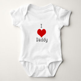 I Liebe Daddy Onsie Baby Strampler