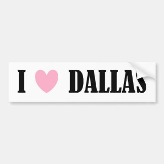 I Liebe-Dallas-Autoaufkleber Autoaufkleber