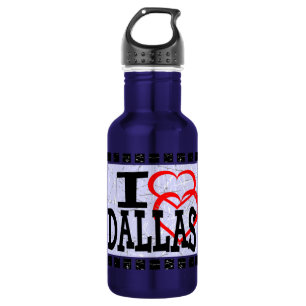 I Liebe Dallas - Edelstahlflasche