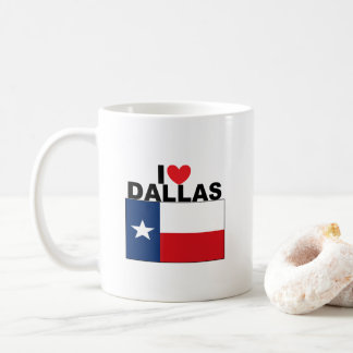 I Liebe Dallas, TX Kaffeetasse
