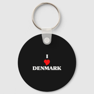 I Liebe Dänemark Schlüsselanhänger