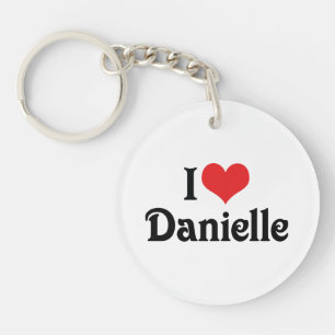 I Liebe Danielle Schlüsselanhänger