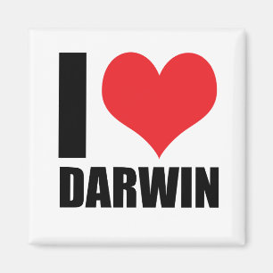 I Liebe Darwin Magnet