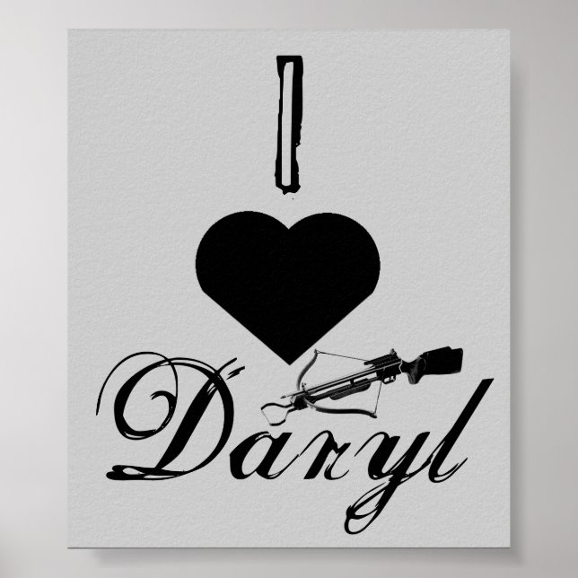 I Liebe Daryl Poster (Vorne)