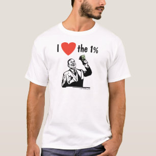 I LIEBE das 1% T-Shirt