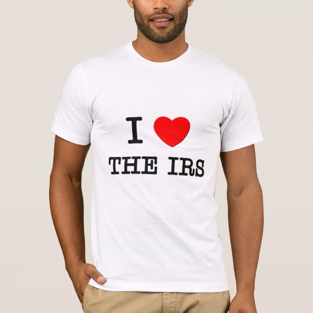 I Liebe das IRS T-Shirt (Vorderseite)