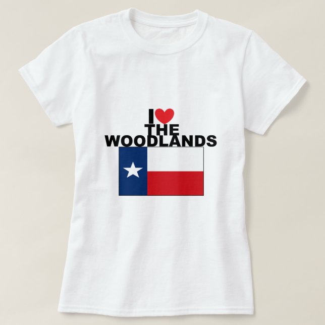 I Liebe das Waldland, TX T-Shirt (Design vorne)