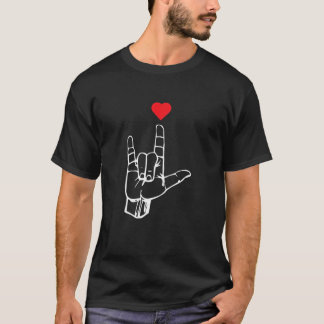 I Liebe, dass Sie ASL-Geschenk für Männer Frauen K T-Shirt