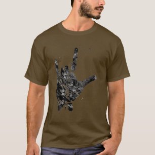 I Liebe, dass Sie Handdruck 3 T-Shirt